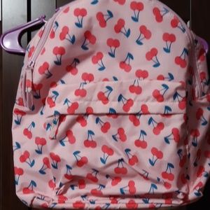 NWOT Cherry Design Back Pack